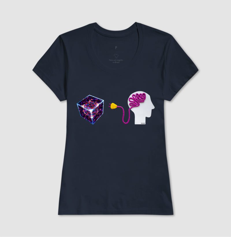 Ligado no cubo mágico - Camiseta Confort Masculina e Feminina