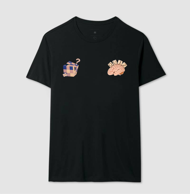 O cérebro e o cubo mágico - Camiseta Confort Masculina e Feminina