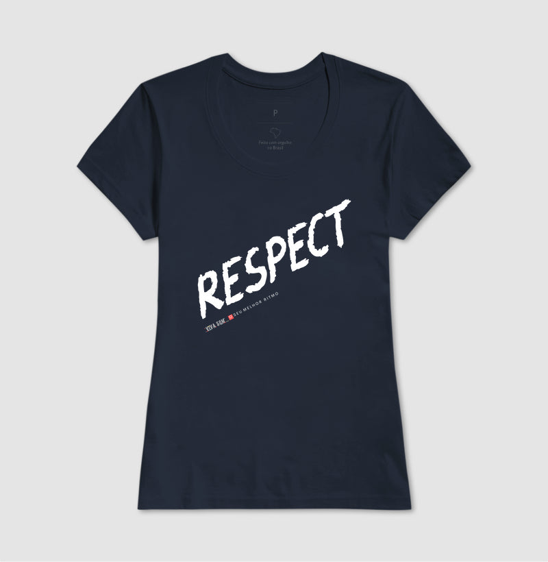 Respect Inspiração- Camiseta Masculina e Feminina Confort