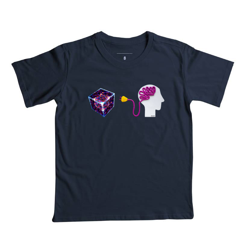 Ligado no cubo mágico - Camiseta infantil