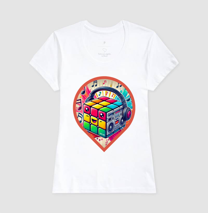 Localização Cubo Mágico - Camiseta Confort Masculina e Feminina