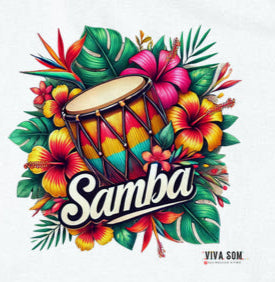 Samba com Flores - Regata Unissex