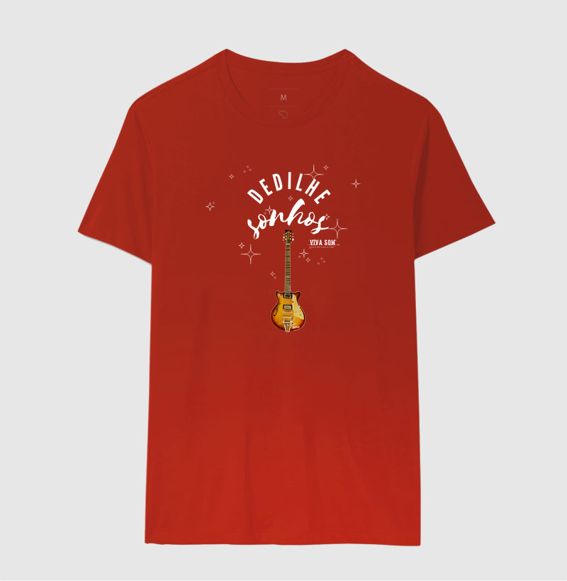 Dedilhe Sonhos - Camiseta Confort Masculina e Feminina