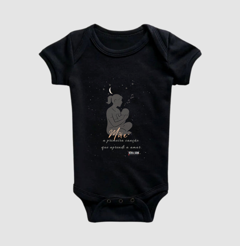 Mãe: A primeira canção lateral - Body Baby Unissex