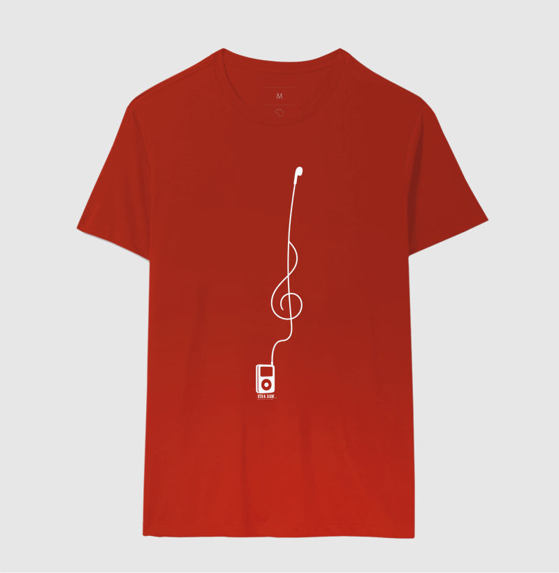 Minimalista Clave de Sol - Camiseta e Baby Look Confort Masculina e Feminina