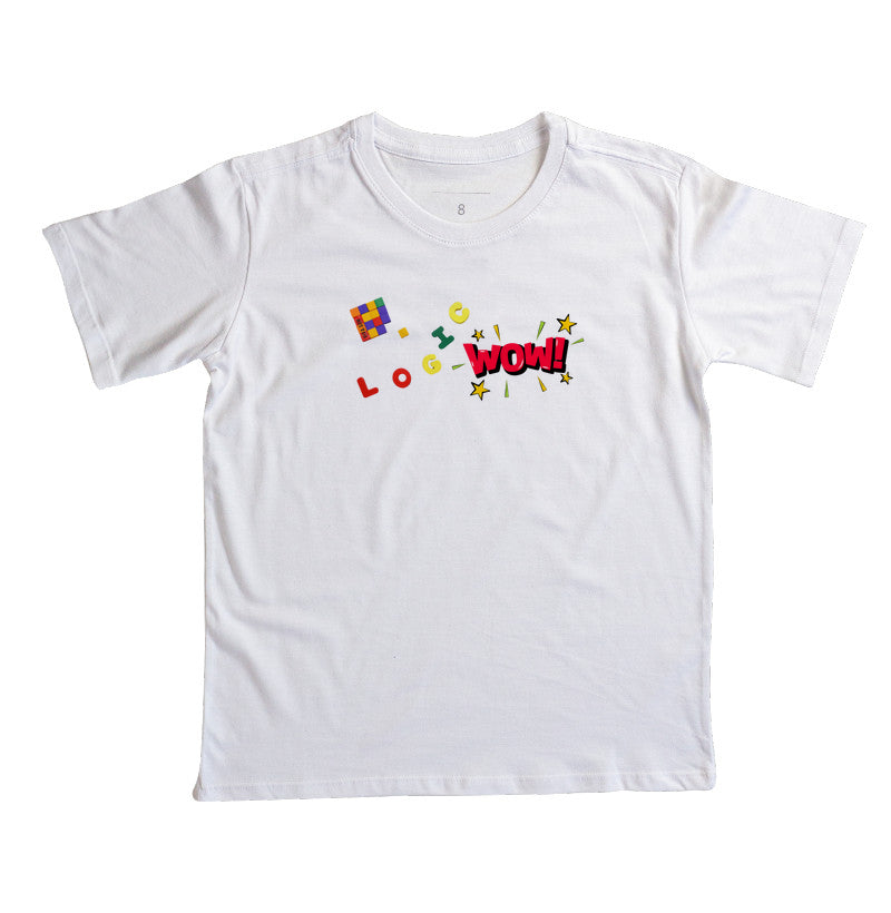 Uau! A lógica do Cubo Mágico - Camiseta infantil 497146