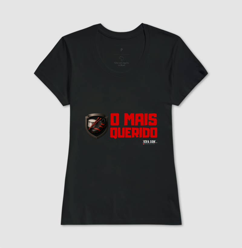Futebol - O mais querido (central) _ Masculina (camiseta) e Feminina (baby look) - Confort
