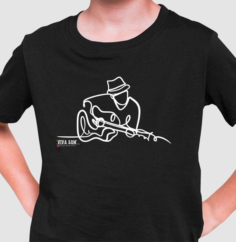 Um Violão - Camiseta Infantil