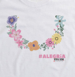 Colar de Flores - Camiseta Infantil Unissex