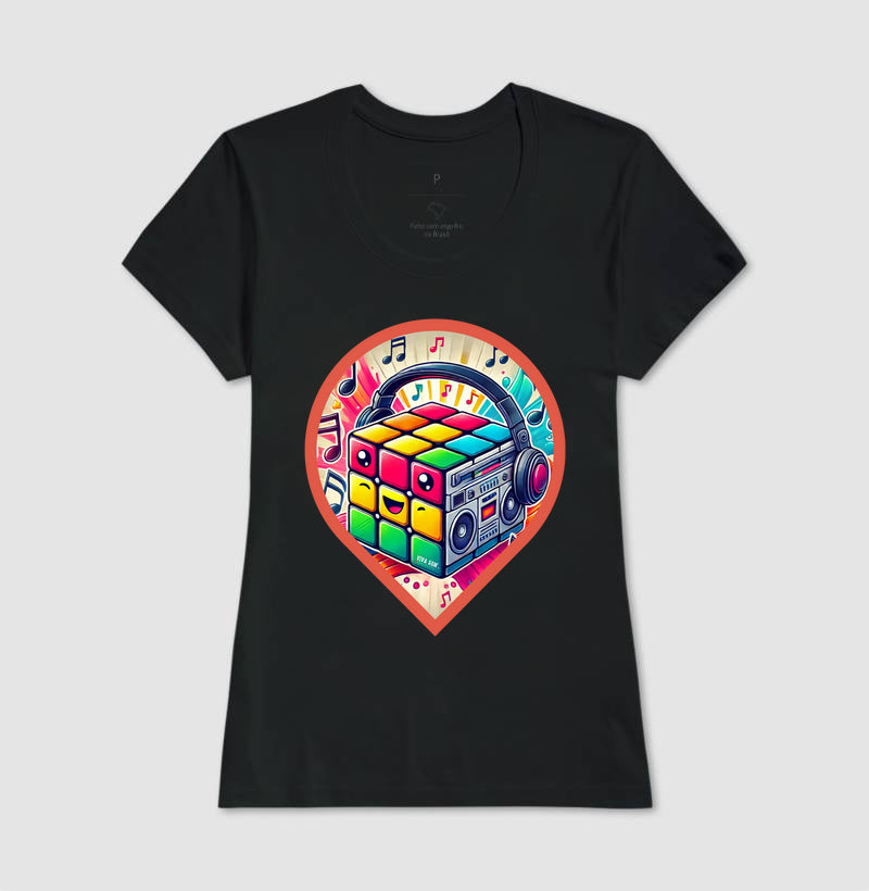 Localização Cubo Mágico - Camiseta Confort Masculina e Feminina