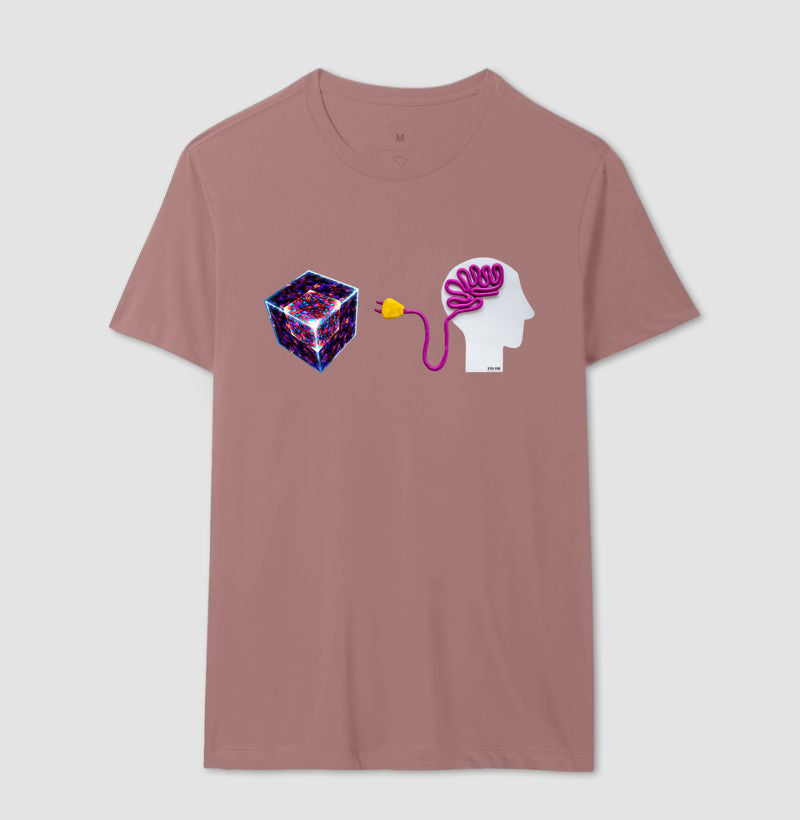Ligado no cubo mágico - Camiseta Confort Masculina e Feminina