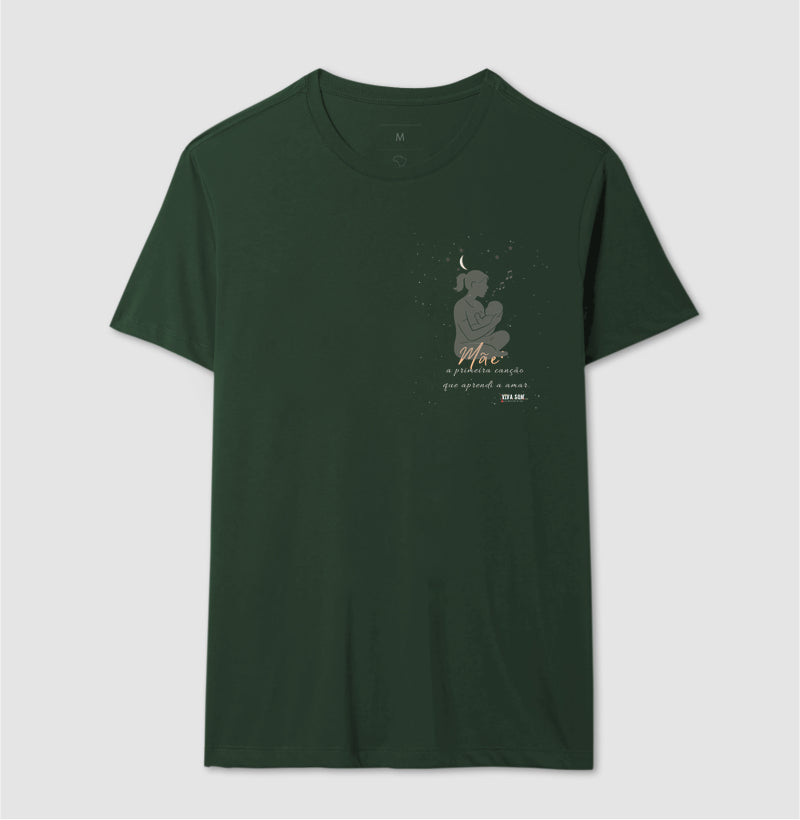 Mãe: A primeira canção - lateral - Camiseta e Baby Look M e F