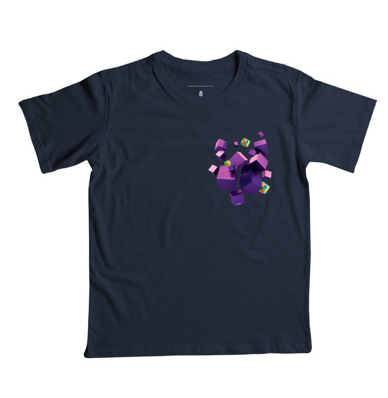 Os Cubos - Camiseta Infantil