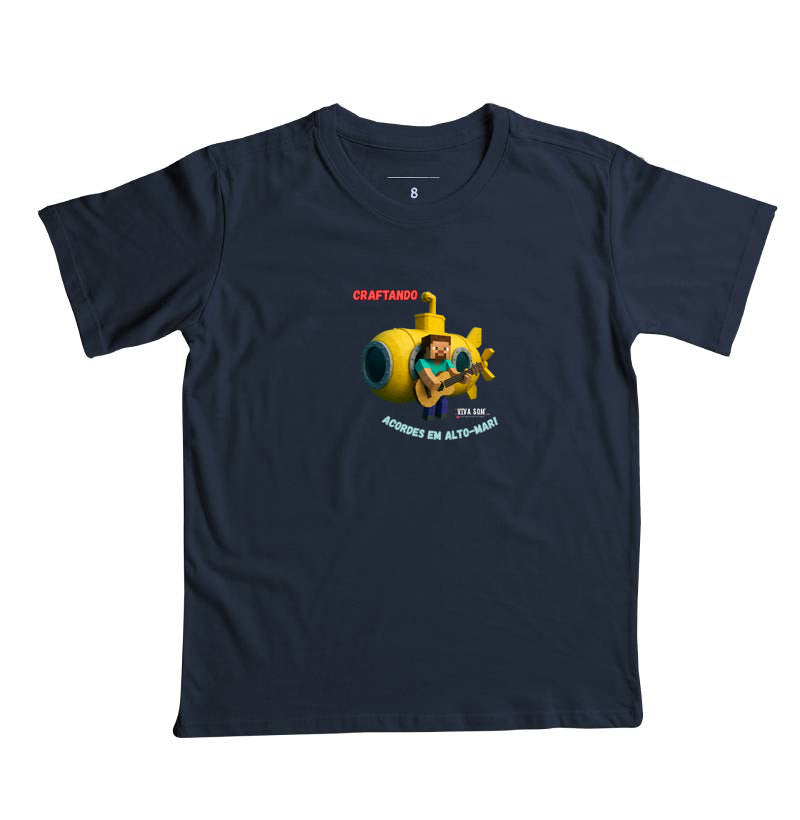 Crafitando no Pixel - Camiseta infantil