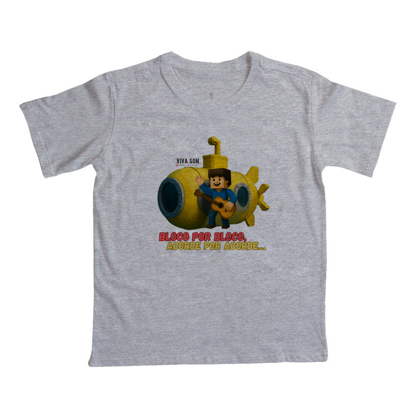 Acorde por acorde no pixel - Camiseta infantil