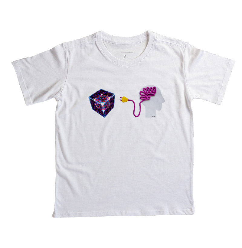Ligado no cubo mágico - Camiseta infantil