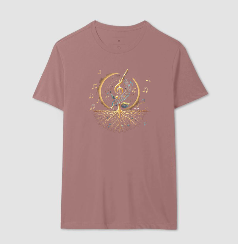 Semente Musical - Camiseta confort masculina e feminina