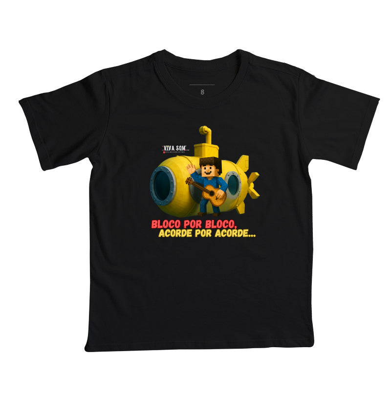 Acorde por acorde no pixel - Camiseta infantil