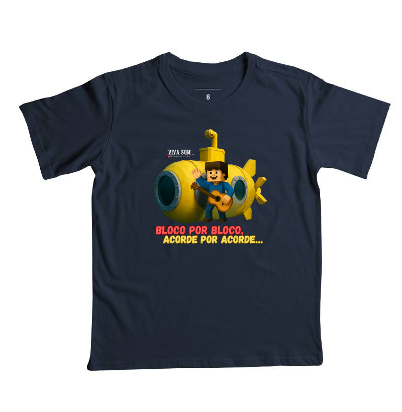 Acorde por acorde no pixel - Camiseta infantil