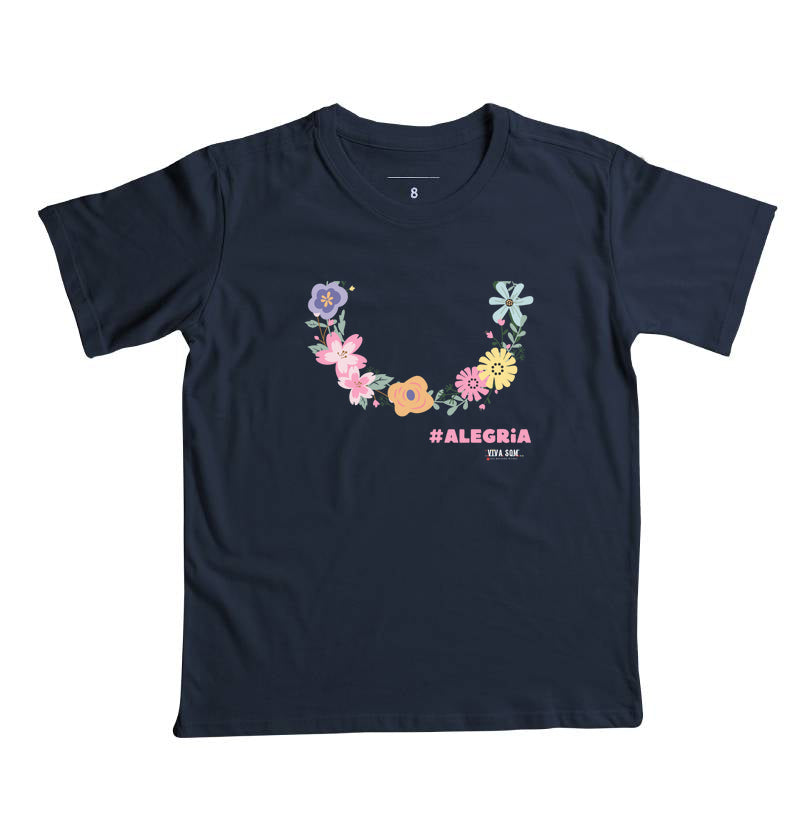 Colar de Flores - Camiseta Infantil Unissex