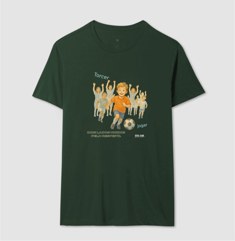 Futebol - Torcer e Jogar - Camiseta Masculina(clássica) Feminina (baby look)