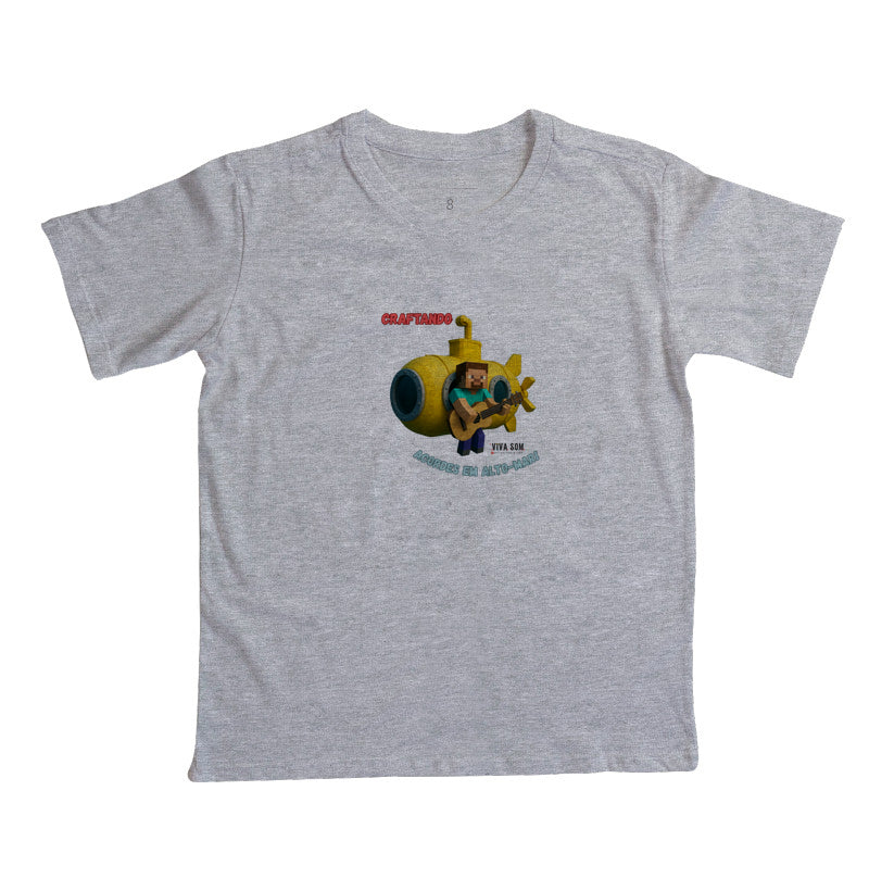 Crafitando no Pixel - Camiseta infantil