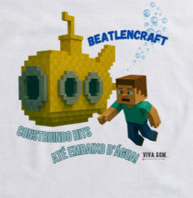 Beatlencraft no pixel- Camiseta infantil