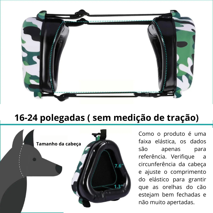Acalma Dog - Abafador para Cães de porte Médio a Grande