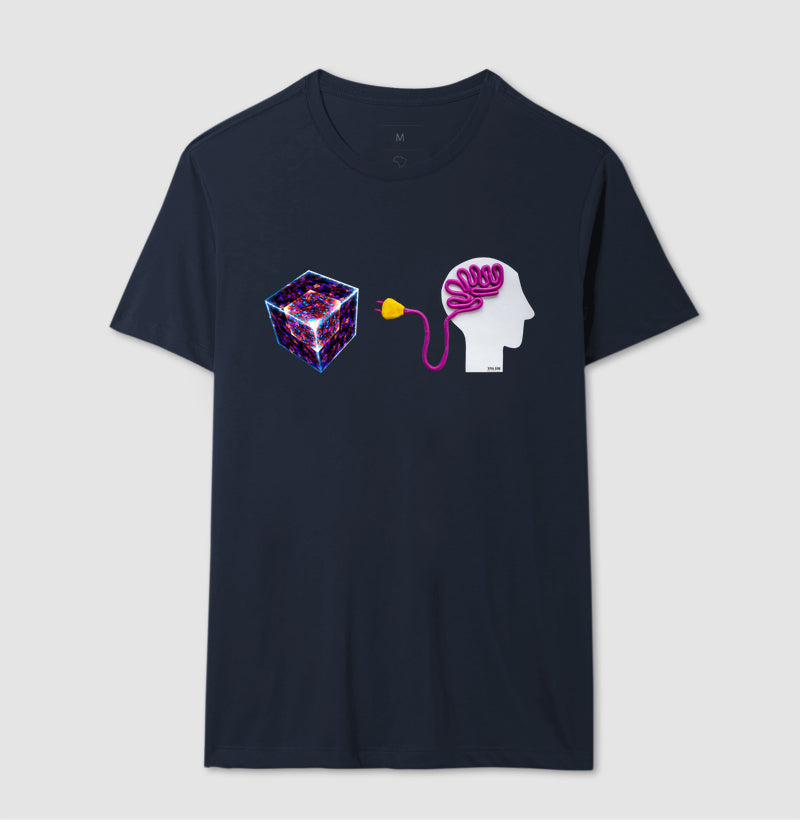 Ligado no cubo mágico - Camiseta Confort Masculina e Feminina