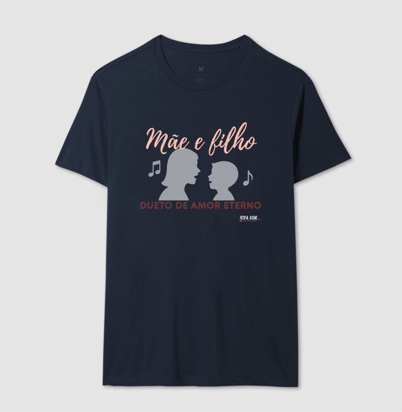 Mãe e Filho: Dueto de Amor - central - Camiseta e Baby Look Confort M e F