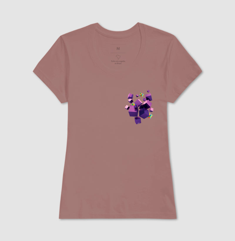 Os Cubos - Camiseta Confort Masculina e Feminina
