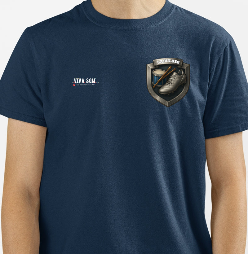 Futebol - Brasão lateral - Camiseta Masculina(clássica) e Feminina (baby look)