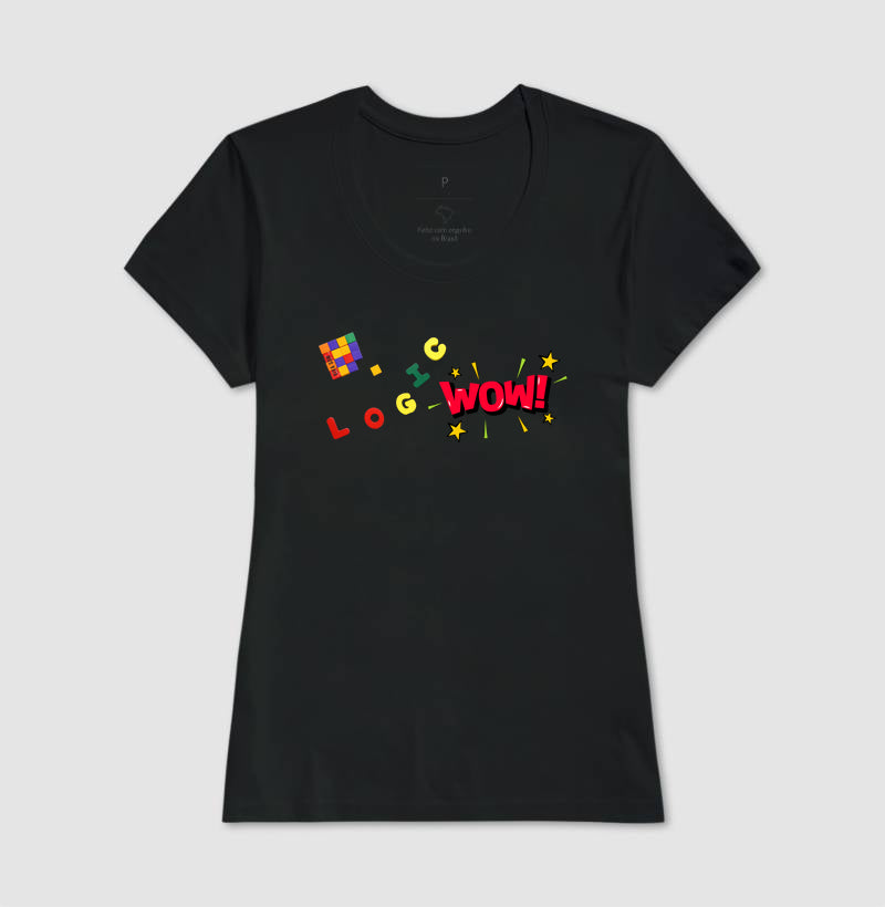 Uau! A lógica do Cubo Mágico - Camiseta Confort Masculina e Feminina