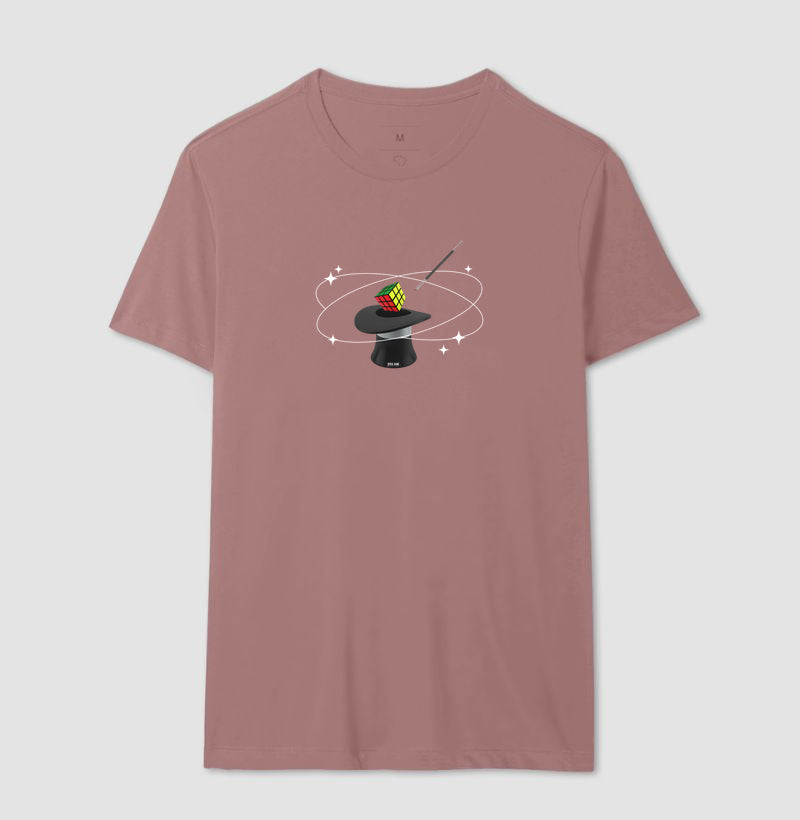 A mágica do cubo mágico - Camiseta Confort Masculina e Feminina