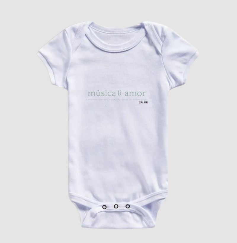 Música e Amor - Camiseta Masculina e Feminina