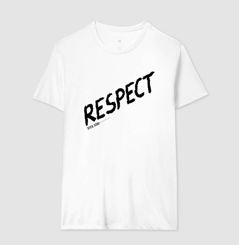 Respect Inspiração- Camiseta Masculina e Feminina Confort 497146
