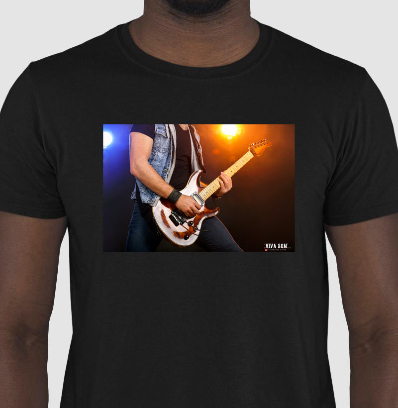 Rock: Tocar Guitarra - Camisa Confort Masculina e feminina