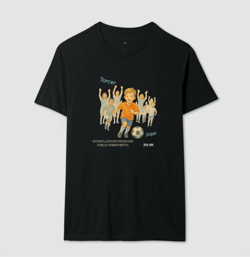 Futebol - Torcer e Jogar - Camiseta Masculina(clássica) Feminina (baby look)