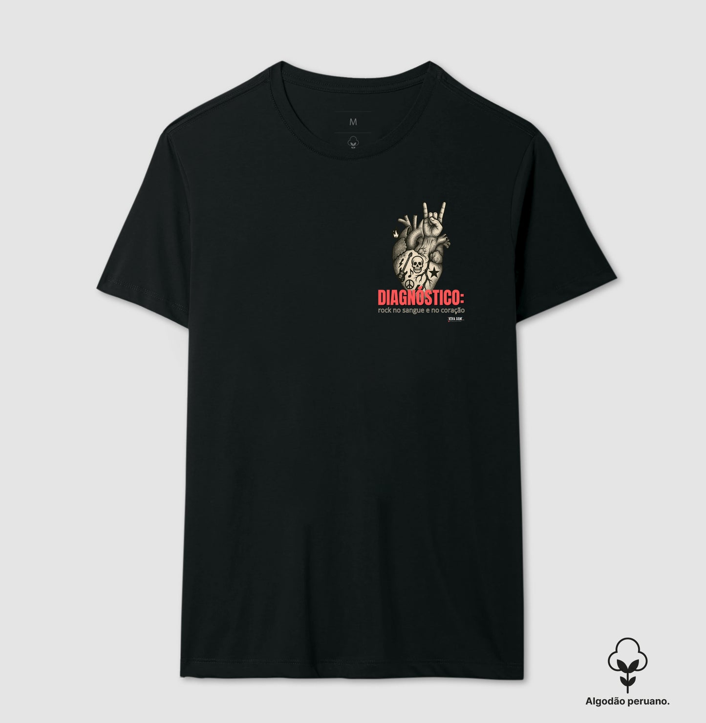 Médico: O diagnóstico ( lateral) - Camiseta e Baby Look Algodão Peruano