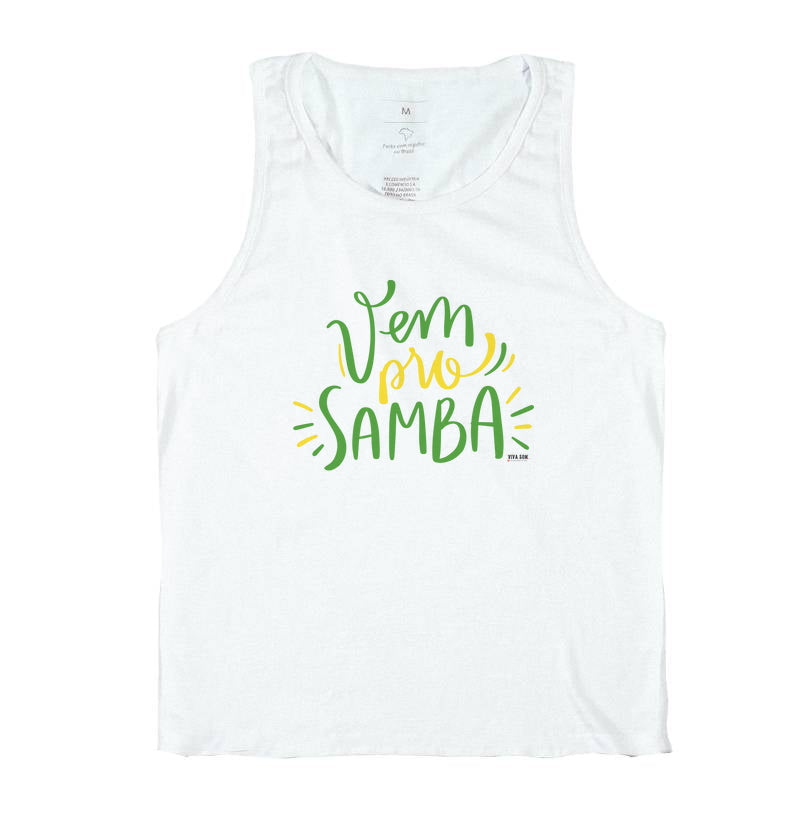 Vem pro Samba - Regata Verão Unissex