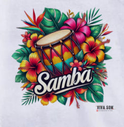 Samba com Flores - Body Baby