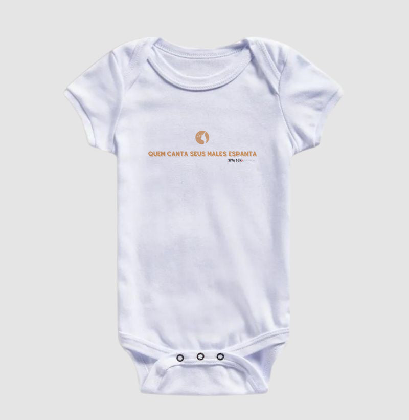 Quem canta seus Males Espanta Círculo - Camiseta Masculina e Feminina