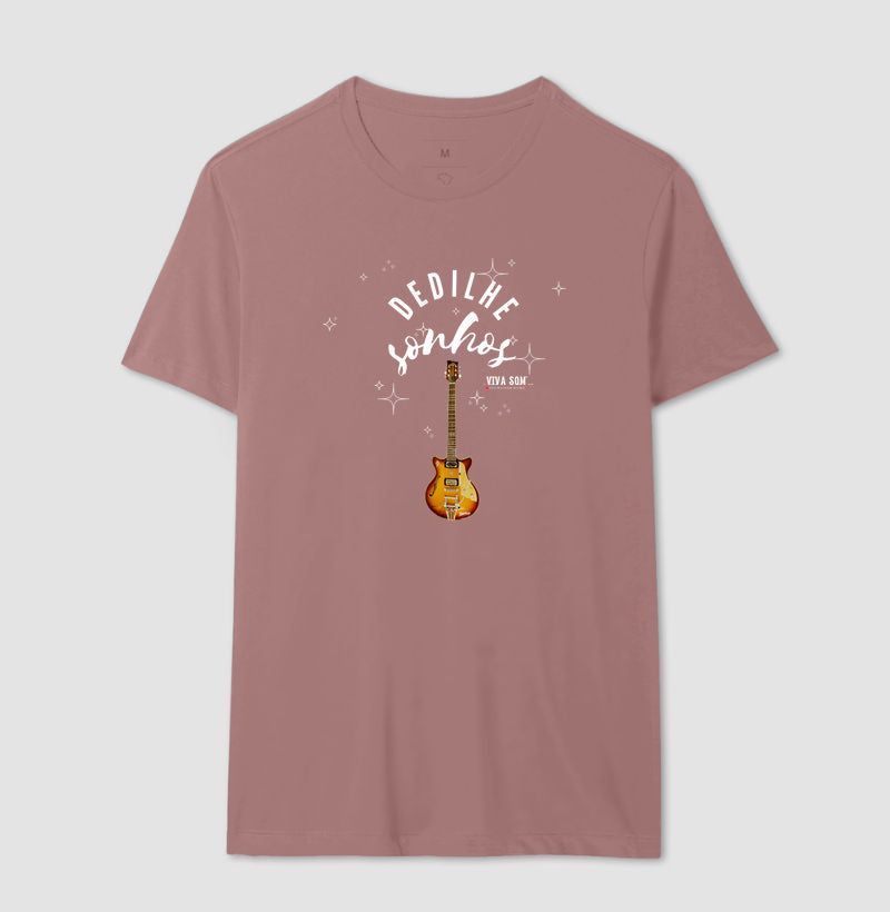 Dedilhe Sonhos - Camiseta Confort Masculina e Feminina