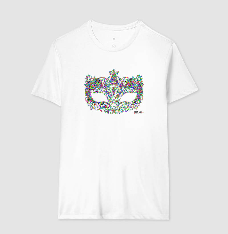 Máscara de Baile - Camiseta Confort Feminina e Masculina