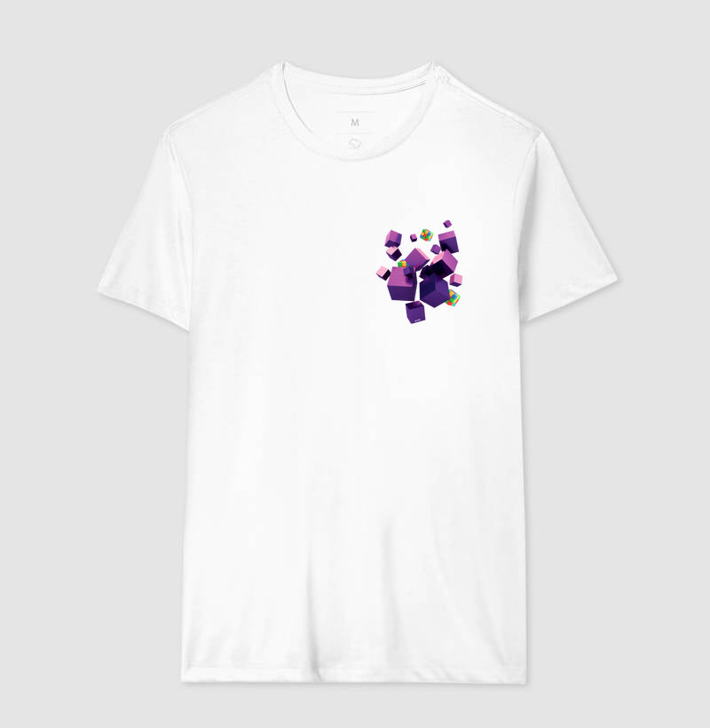 Os Cubos - Camiseta Confort Masculina e Feminina