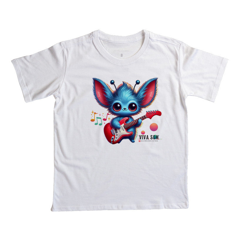 Et Azul na Guitarra - Camiseta infantil