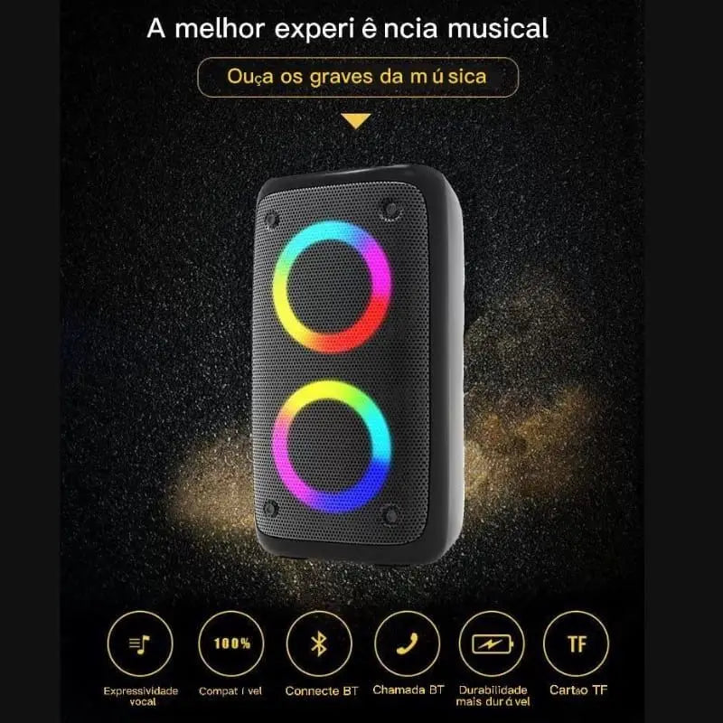 Caixa de Som Harmonia - Buetooth/USB/Rádio