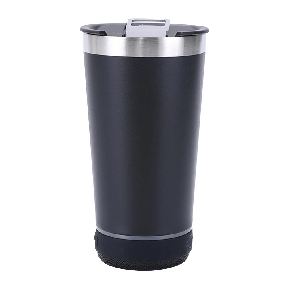 Copo Drink & Play - Copo em inox com caixa de som integrada