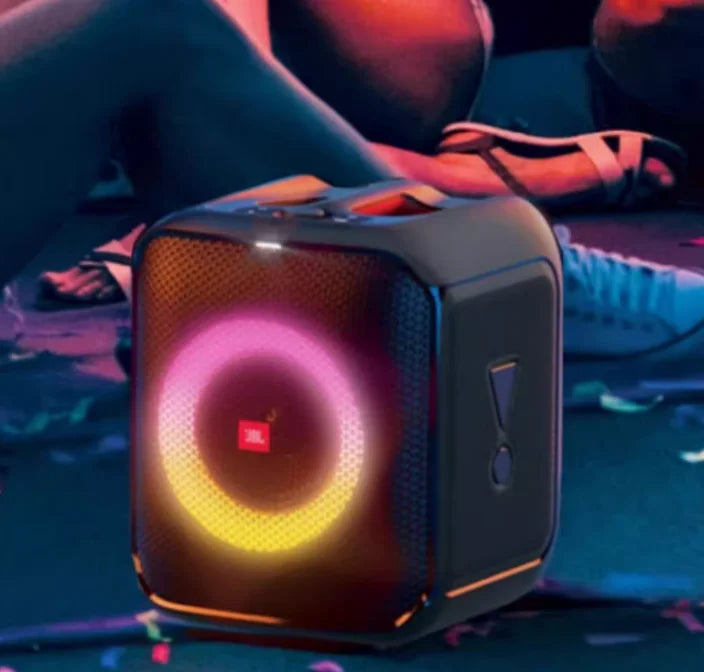 Karaokê JBL – Caixa de Som Portátil com Dois Microfones