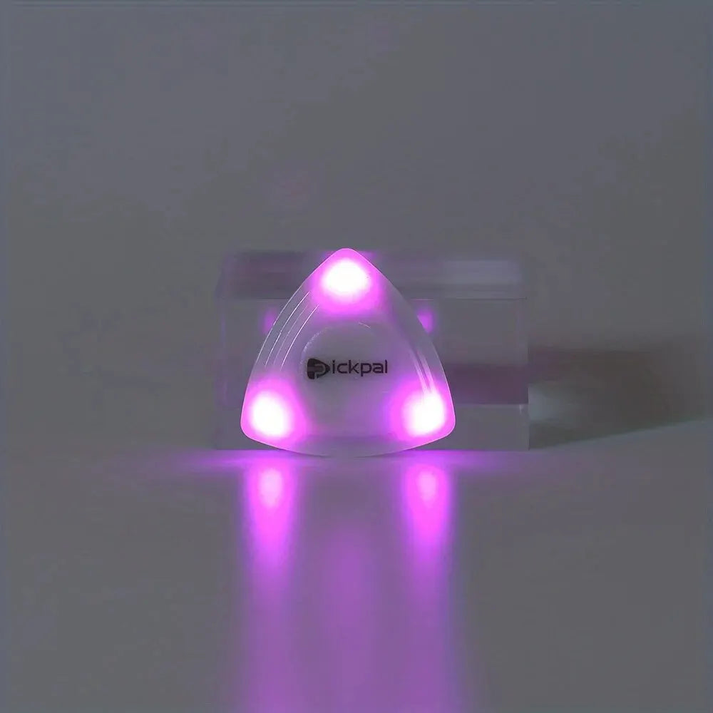 Palheta LED Guitarra STAR – Palheta Iluminada para Instrumentos de Corda